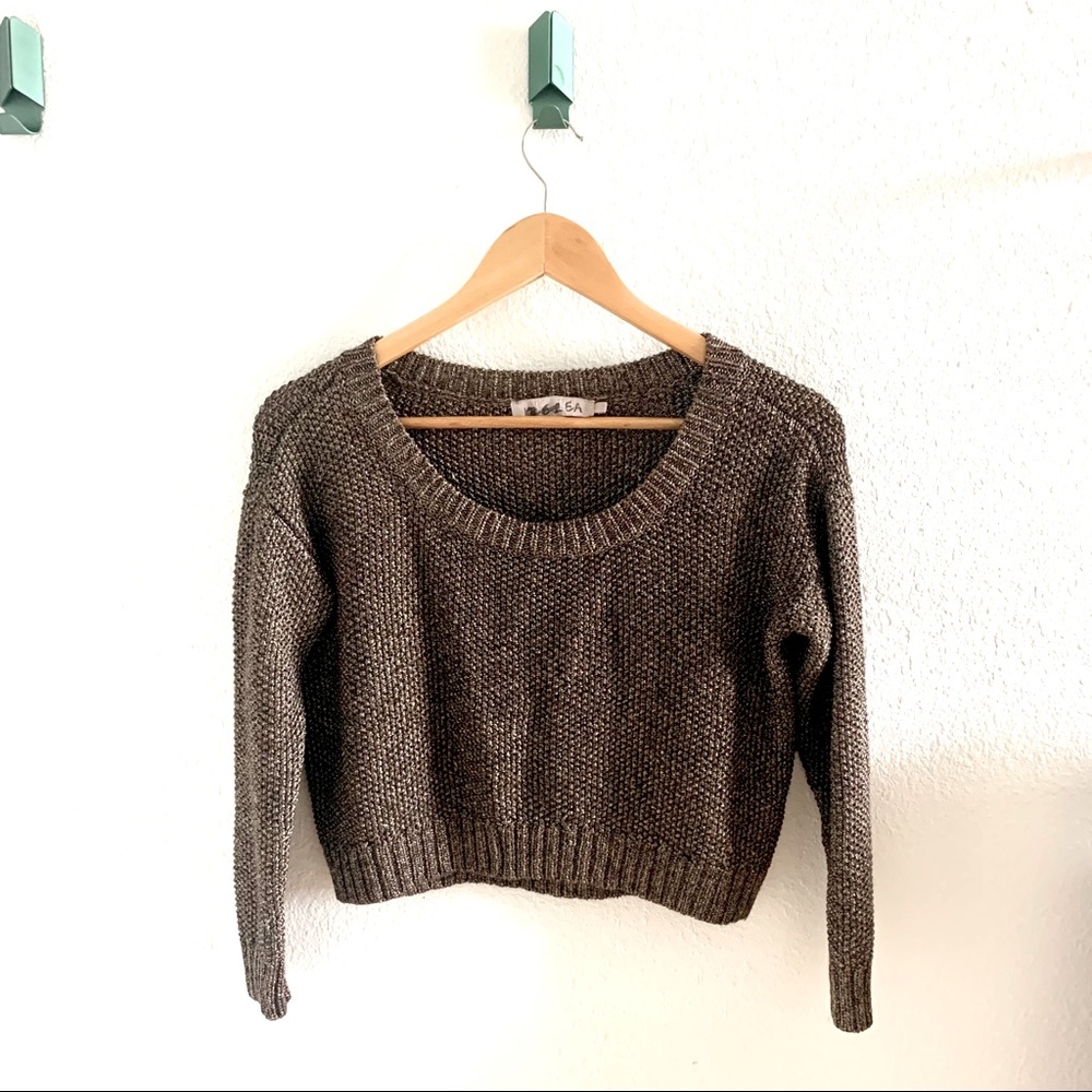 Cropped sweater